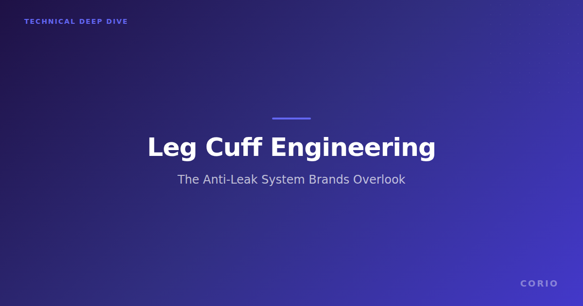 Leg Cuff Engineering: The Anti-Leak System Most Brands Overlook