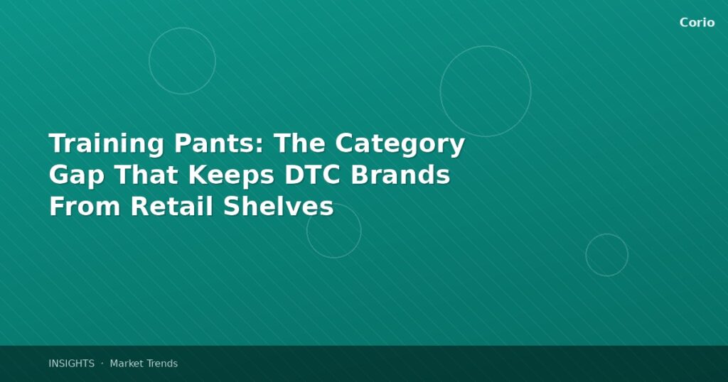 Training Pants: The Category Gap That Keeps DTC Brands From Retail Shelves