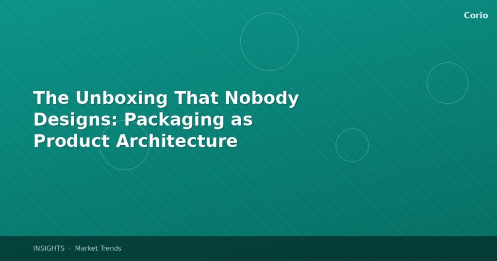 The Unboxing That Nobody Designs: Packaging as Product Architecture