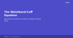 The Waistband-Cuff Equation: Why Elastic Architecture Makes or Breaks Training Pants