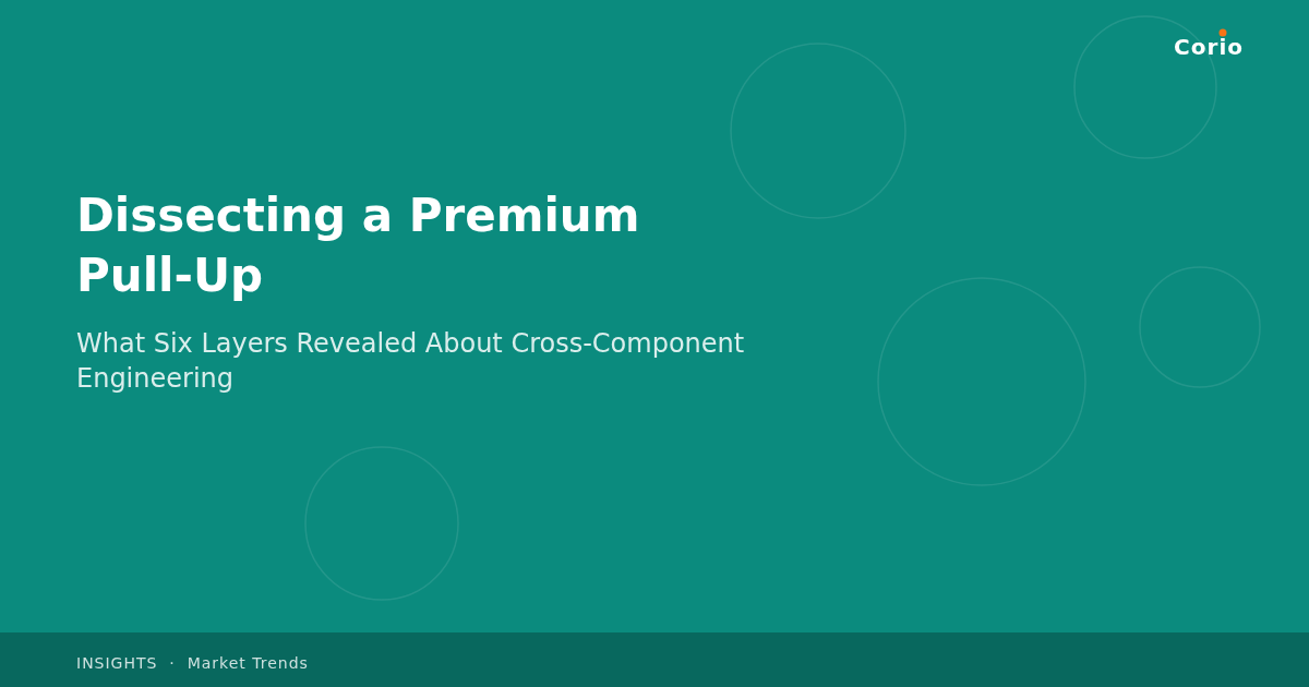 Dissecting a Premium Pull-Up: What Six Layers Revealed About Cross-Component Engineering