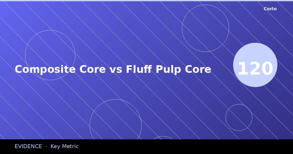 CORIO Evidence: Composite Core vs Fluff Pulp Core