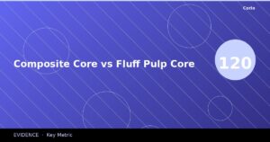 Same-sized diaper, one core architecture locks 120g more liquid.