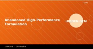 A leading supplier's discontinued product line contained a hidden performance champion.