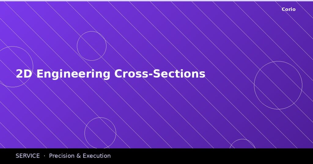CORIO Service: 2D Engineering Cross-Sections