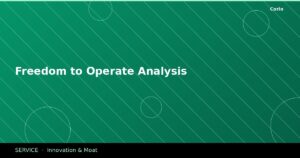 Freedom to Operate Analysis